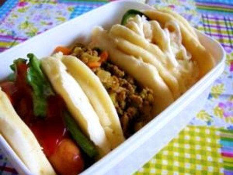 甘くないパンケーキでお弁当 レシピ 作り方 By Sakura 87 楽天レシピ